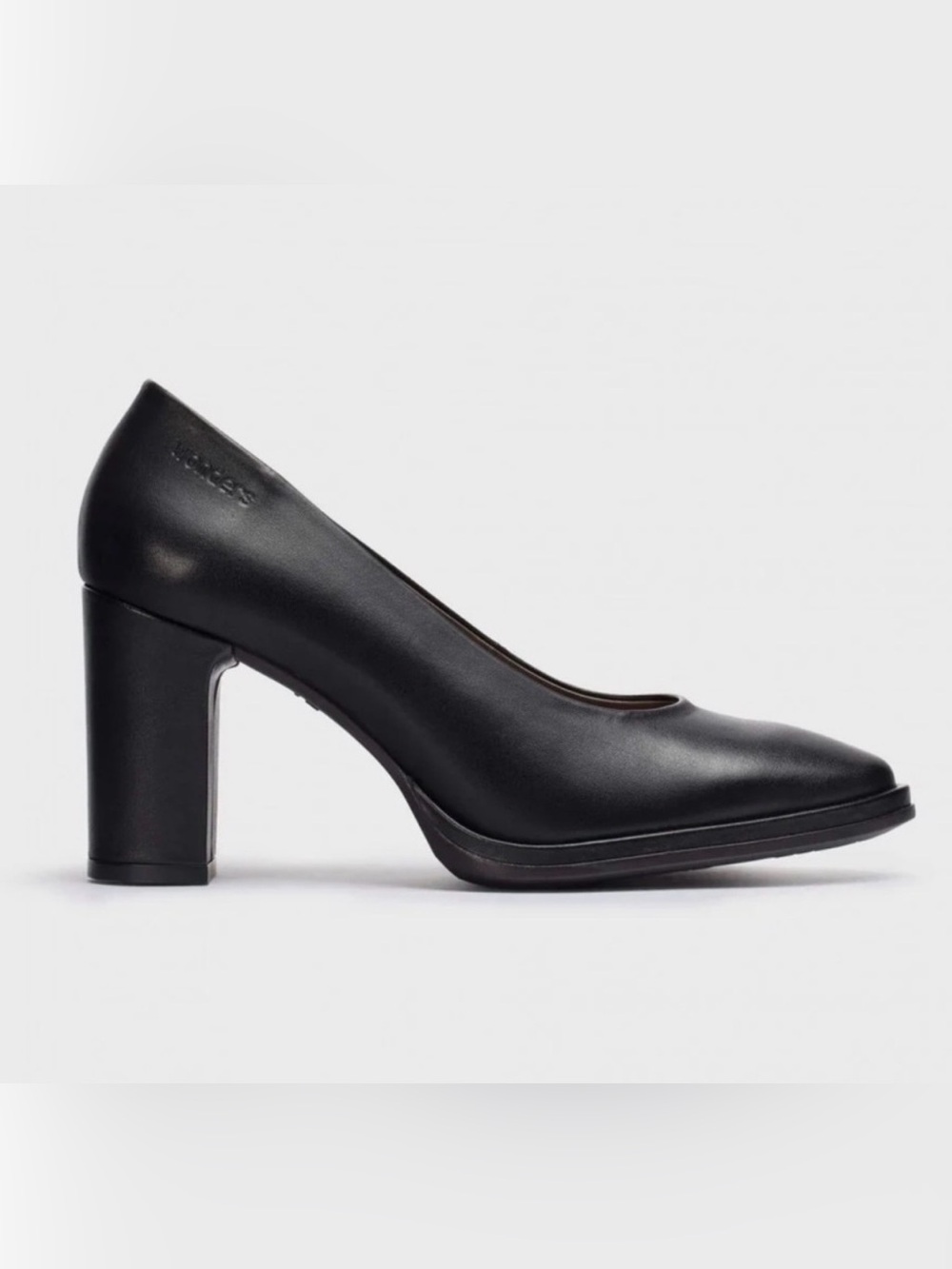 Wonders ICONIC Black Leather Heels | EU 41 | Made in Spain